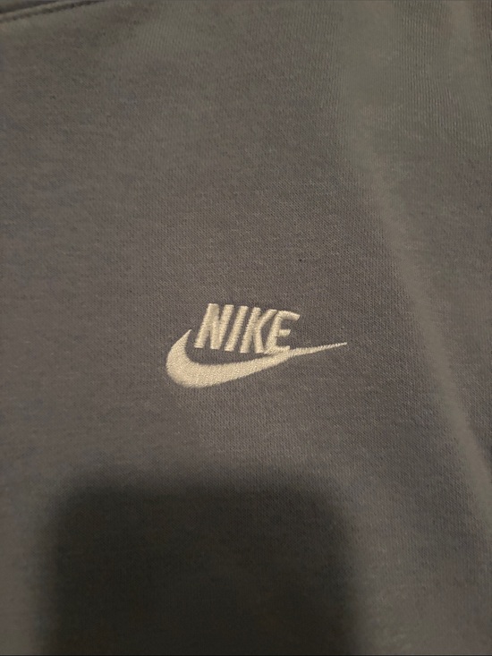 Nike Sweaters - Nike Dark Gray Tee with White Swoosh Logo